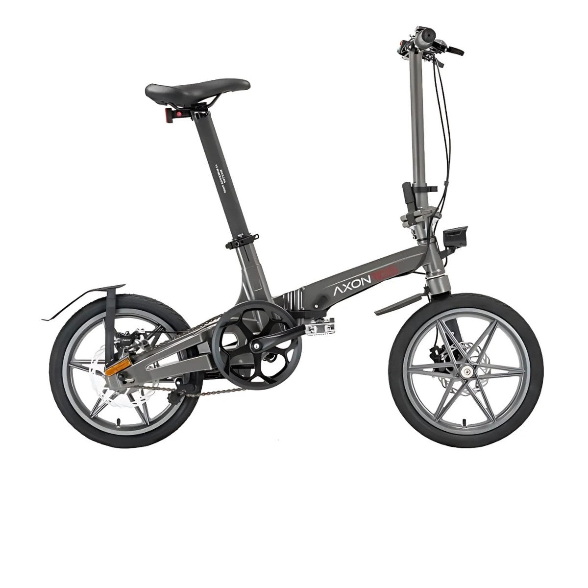 Axon Rides Pro Step-through Folding Electric Bike Grey - PEDAL & RIDE