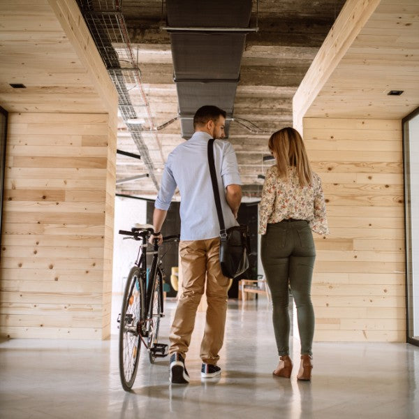 Cycle to Work people in office