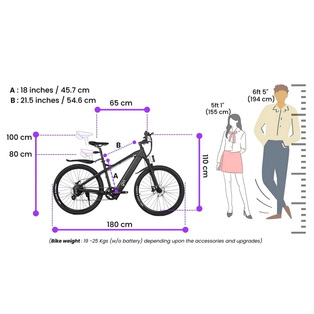 Gin X Step-Through Hybrid Electric Bike 250W - Pedal & Ride