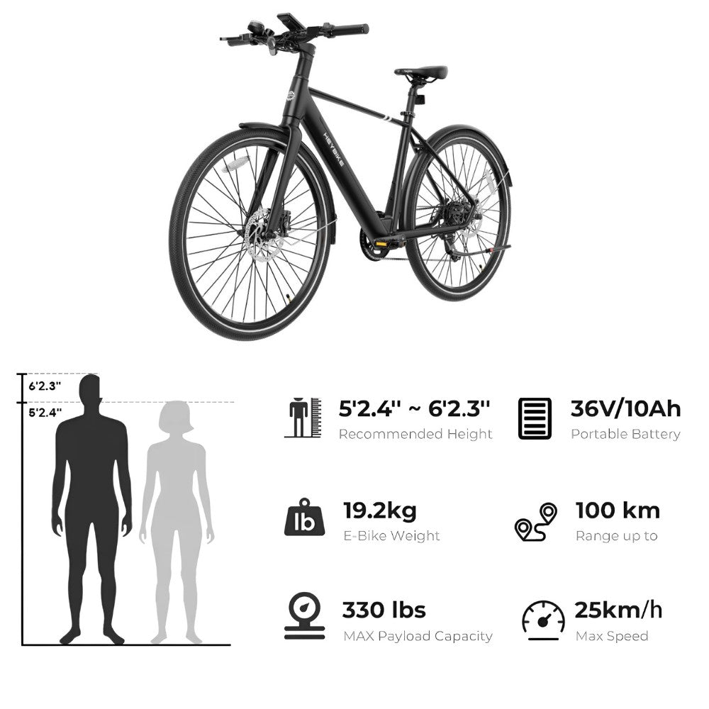 Heybike EC1 Hybrid City Electric Bike