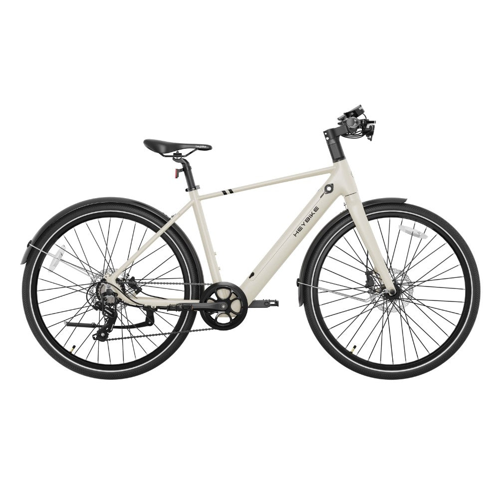 Heybike EC1 Pedelec Electric Bike - side view - white - PEDAL & RIDE