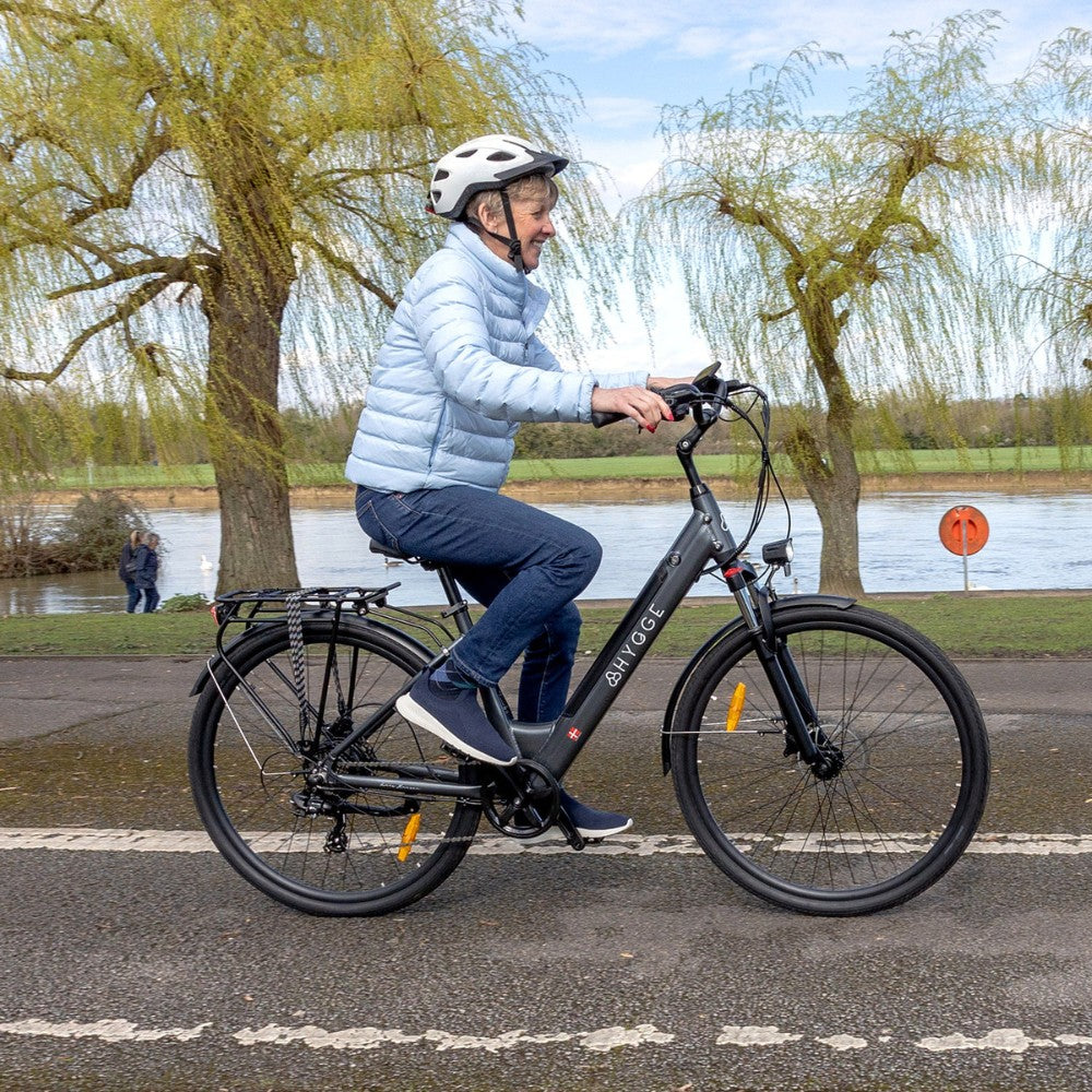Hygge Aarhus Hybrid Step-Through Electric Bike - Pedal & Ride