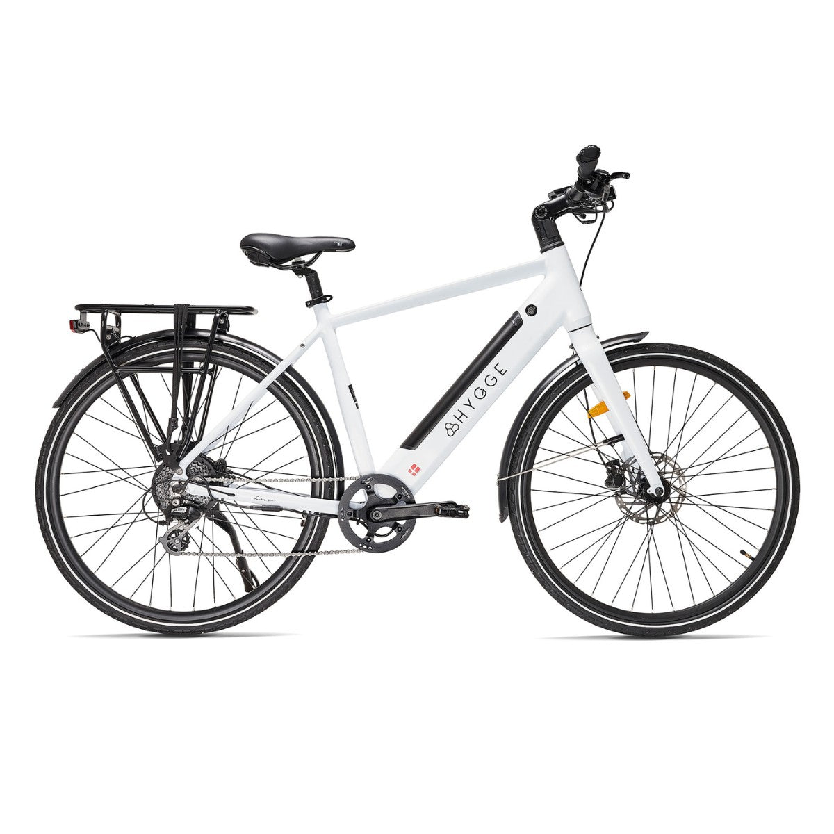 Hygge Losso Hybrid Electric Bike White - PEDAL & RIDE