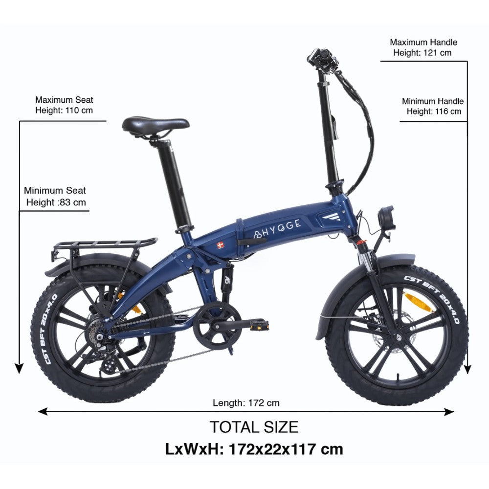 Hygge Soro Folding Electric Bike - Pedal & Ride