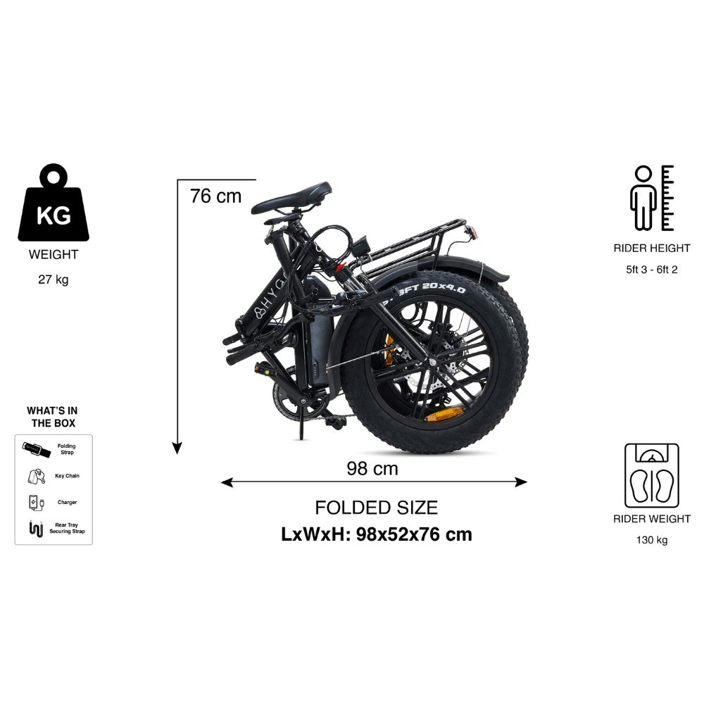 Hygge Vester Folding Electric Bike - Pedal & Ride