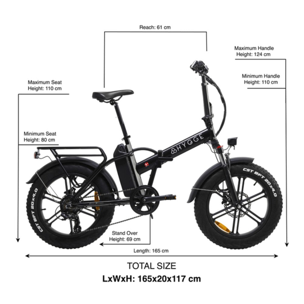 Hygge Vester Folding Electric Bike - Pedal & Ride