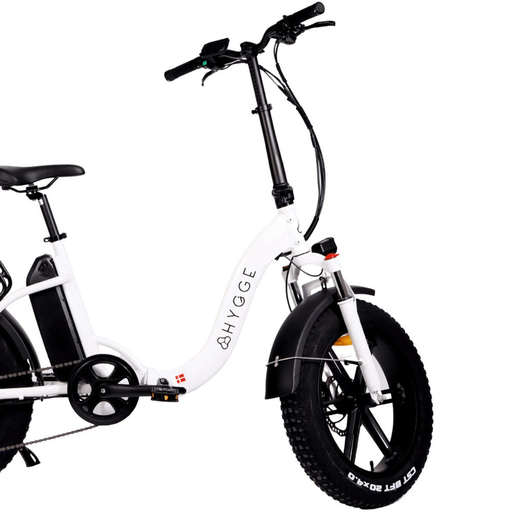 Hygge Vester Folding Step-Through Electric Bike - Pedal & Ride