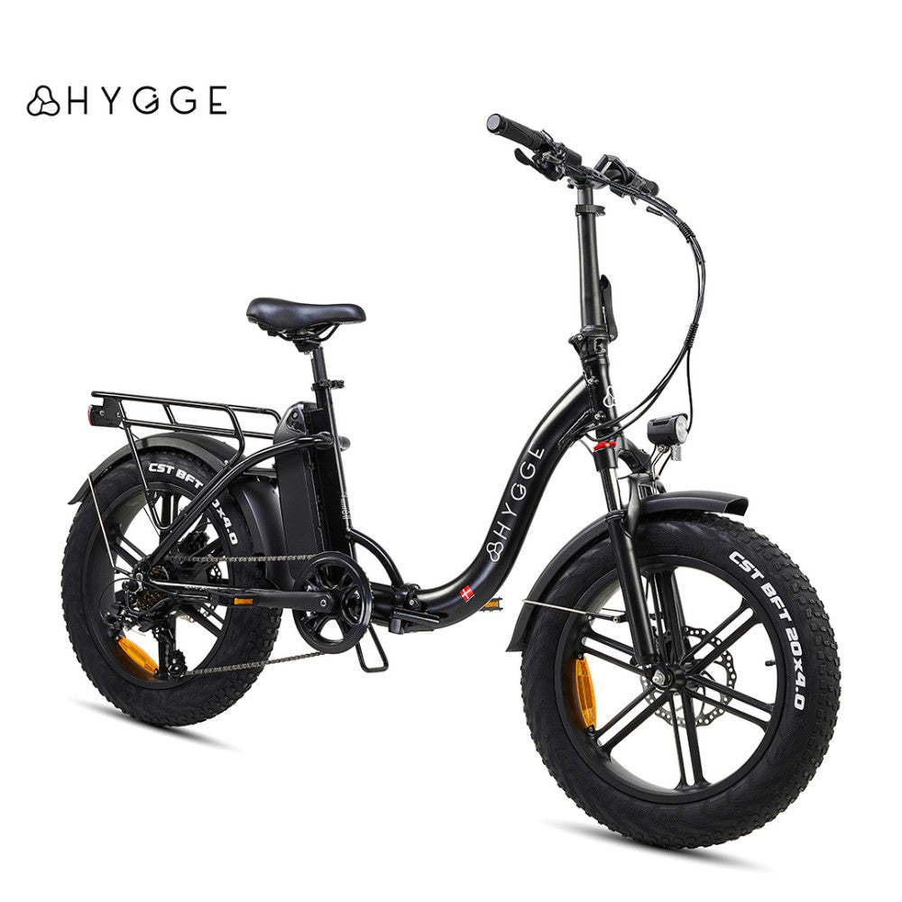 Hygge Vester Folding Step-Through Electric Bike - Pedal & Ride
