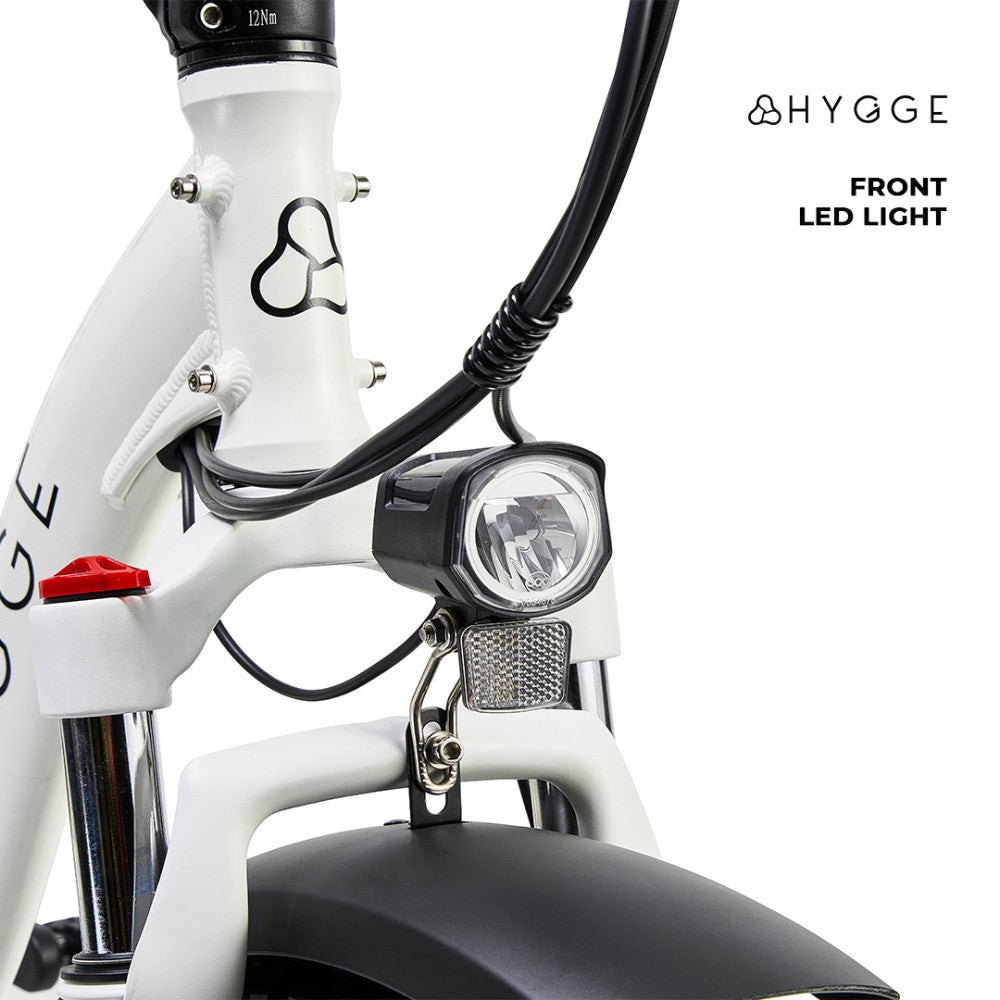 Hygge Vester Folding Step-Through Electric Bike - Pedal & Ride