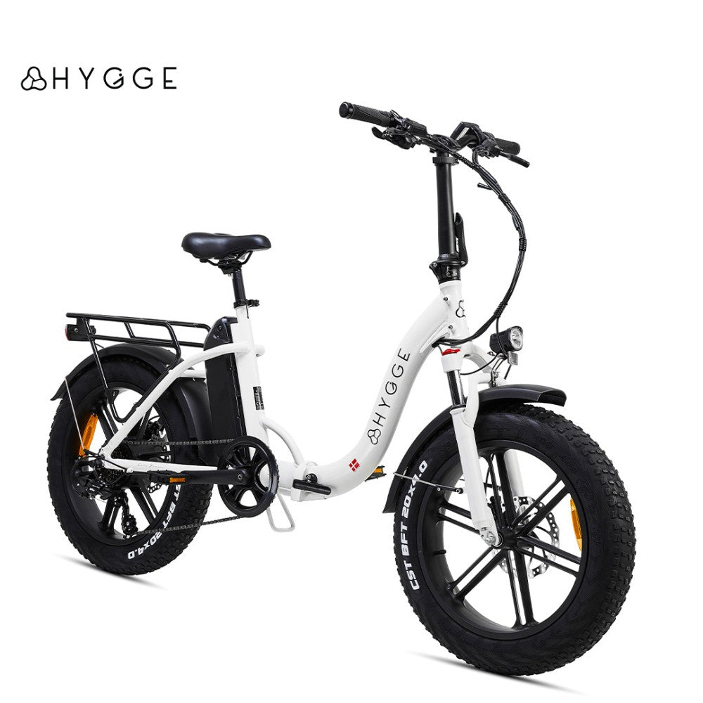 Hygge Vester Folding Step-Through Electric Bike - Pedal & Ride