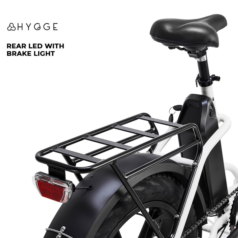 Hygge Vester Folding Step-Through Electric Bike - Pedal & Ride