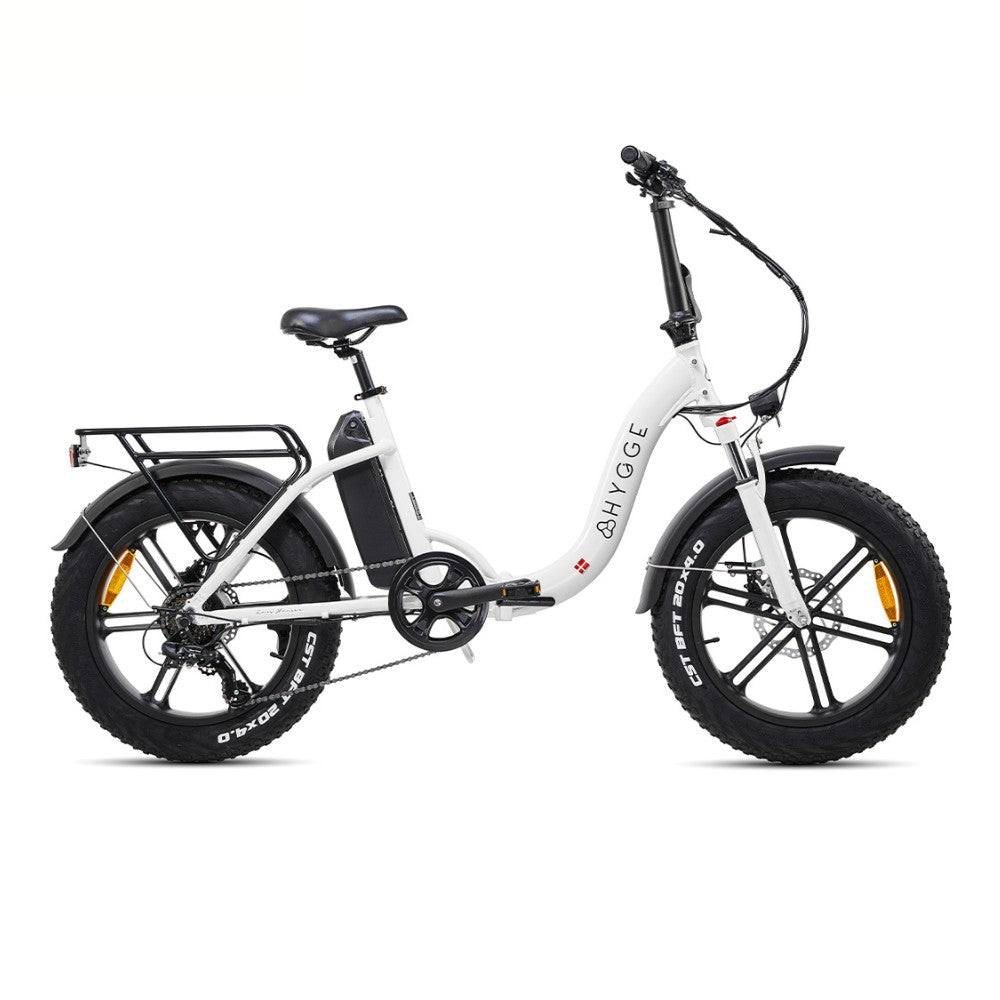 Hygge Vester Folding Step-Through Electric Bike - Pedal & Ride