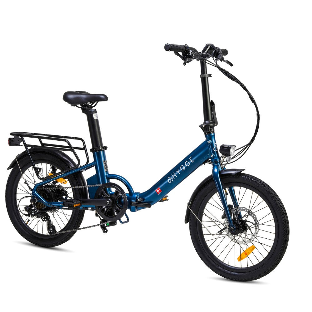 Hygge Virum Folding Step-Through Electric Bike - Pedal & Ride