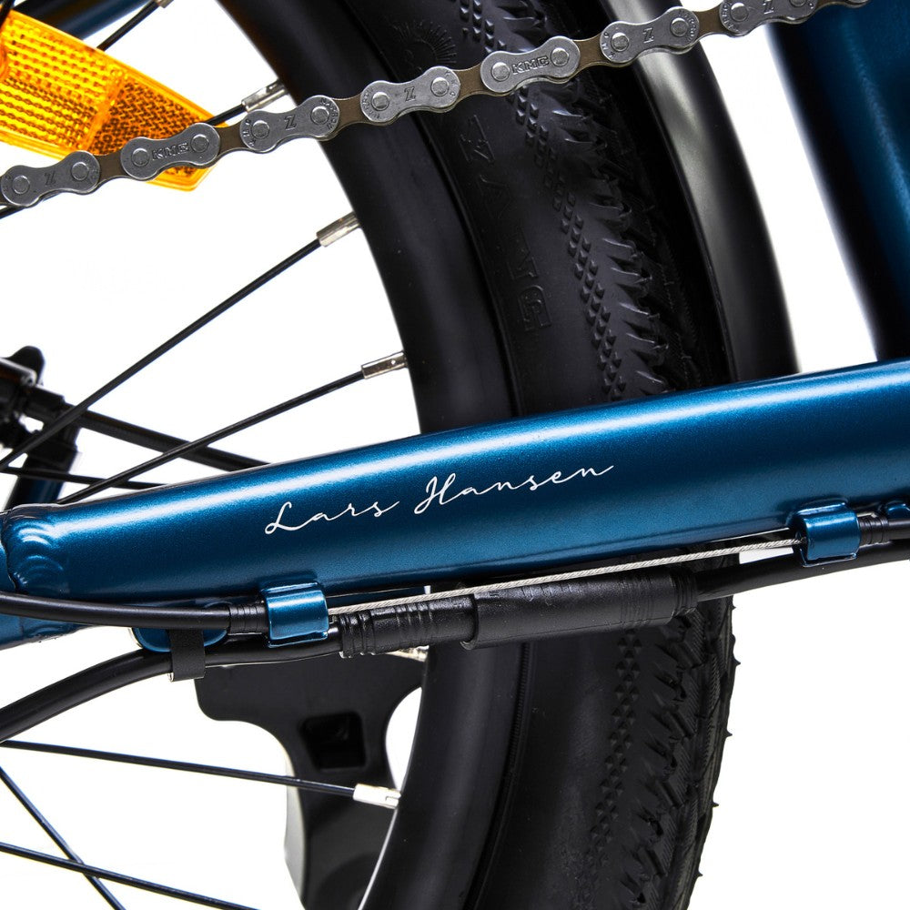 Hygge Virum Folding Step-Through Electric Bike - Pedal & Ride