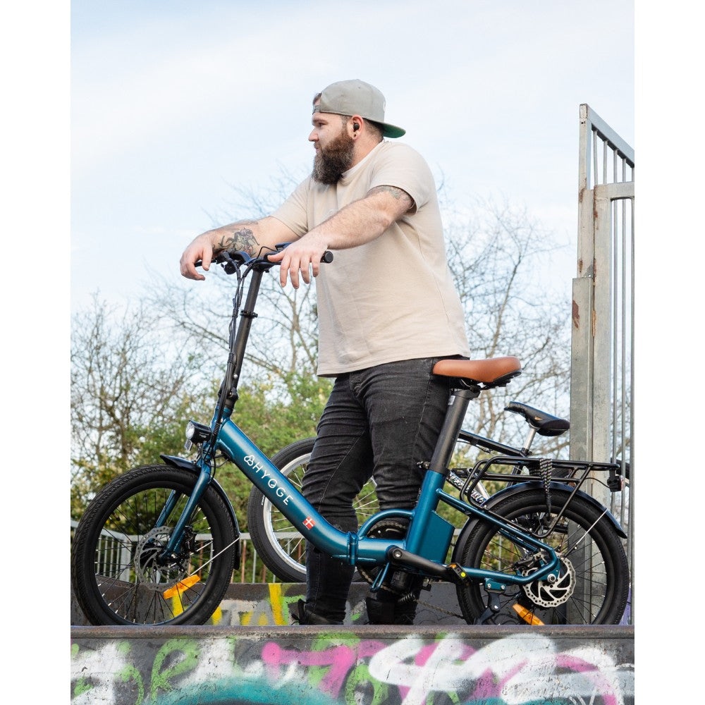 Hygge Virum Folding Step-Through Electric Bike - Pedal & Ride