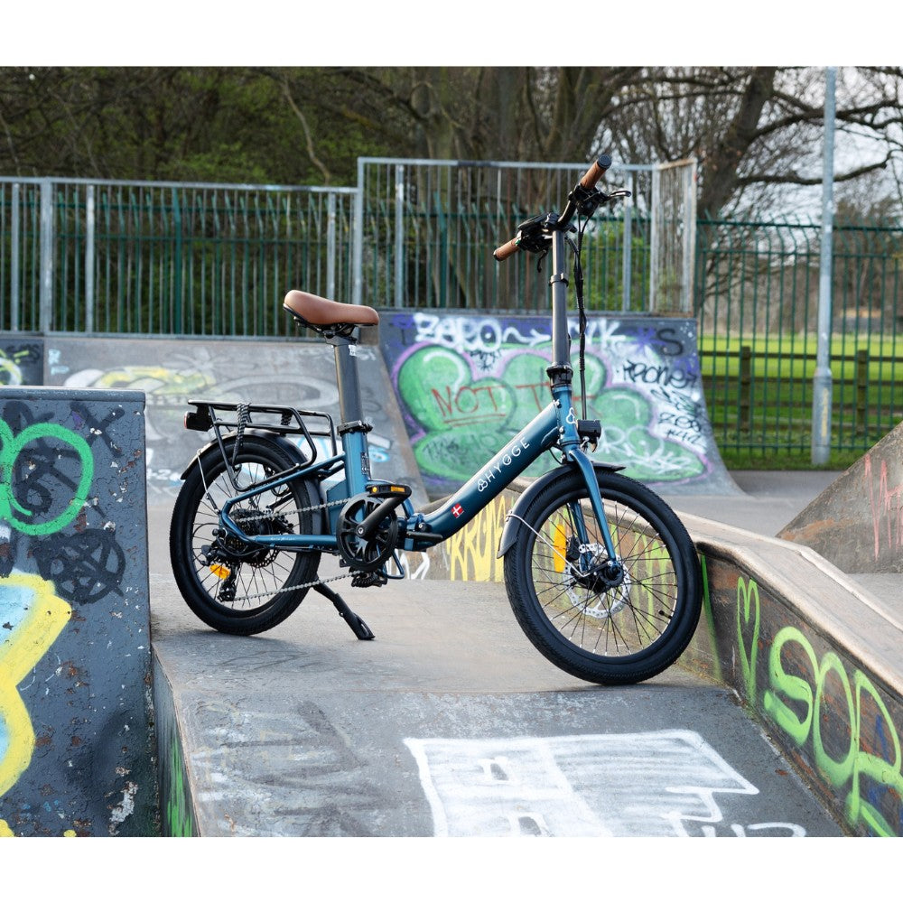Hygge Virum Folding Step-Through Electric Bike - Pedal & Ride