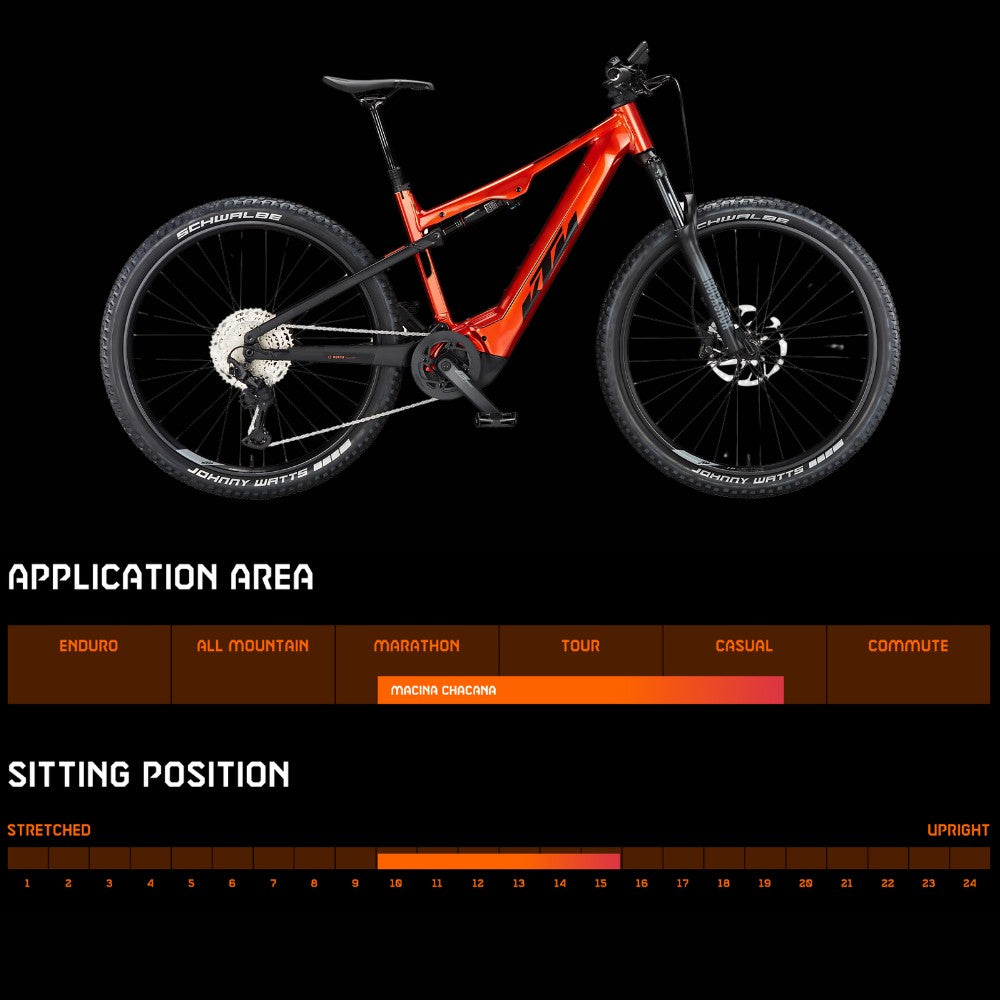 KTM Macina Chacana 792 MTB Electric Bike Application - Pedal & Ride