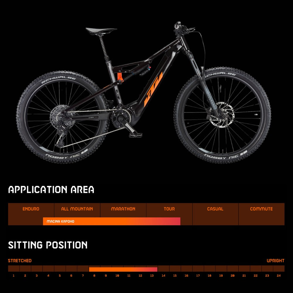 KTM Macina Kapoho 7973 MTB Electric Bike Application - PEDAL & RIDE