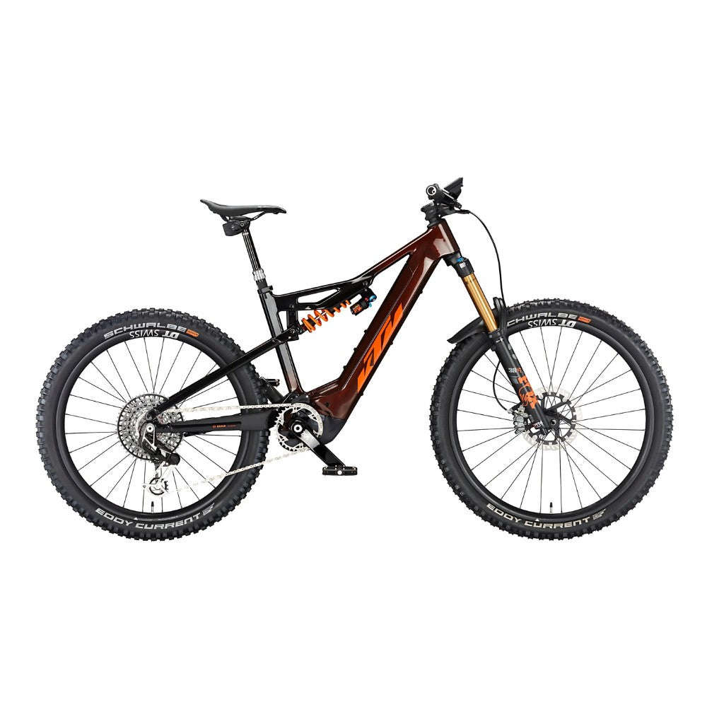 KTM Macina Prowler Exonic MTB Electric Bike Transparent Orange - Pedal & Ride