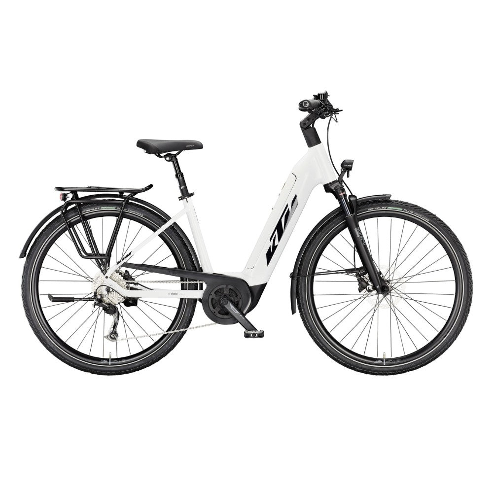 KTM Macina Tour P500 Hybrid Electric Bike White