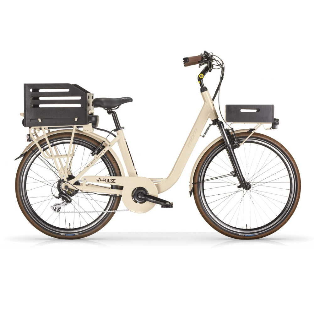 MBM Pulse Step-through Hybrid Electric Bike 28" - Pedal & Ride
