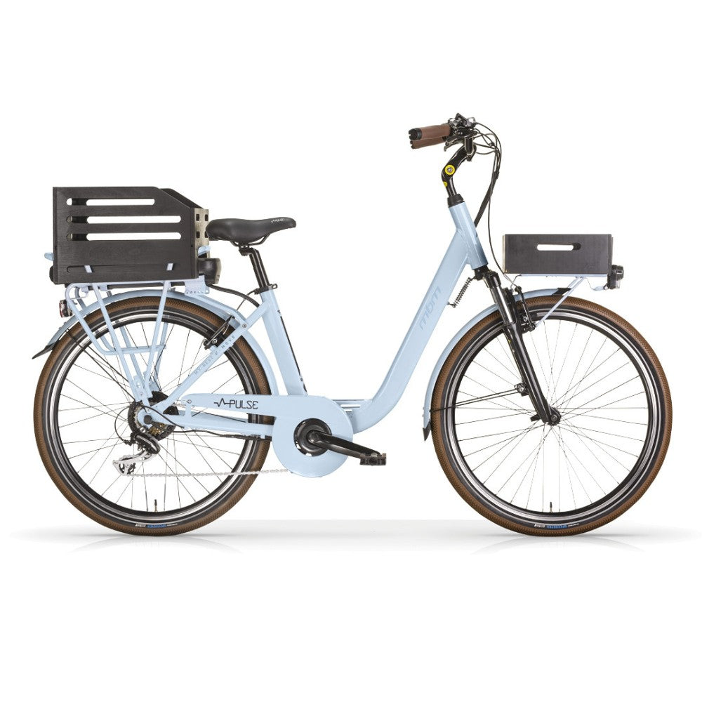 MBM Pulse Step-through Hybrid Electric Bike 28" - Pedal & Ride