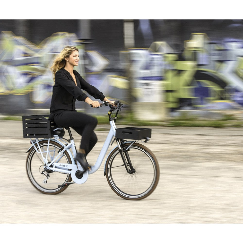 MBM Pulse Step-through Hybrid Electric Bike 26" - Pedal & Ride