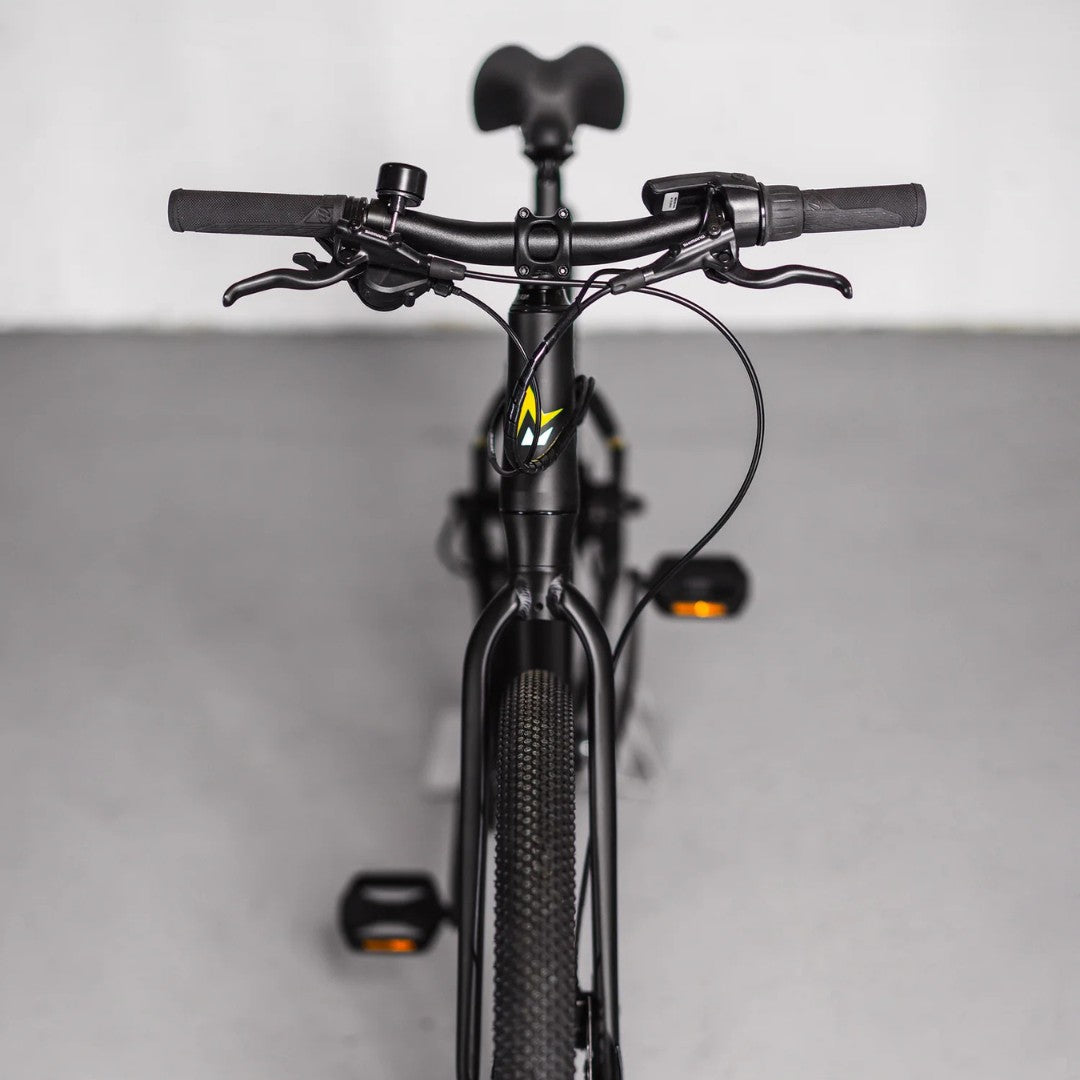 Mark2 Urban Scrambler eMTB Hardtail Electric Bike Front - PEDAL & RIDE