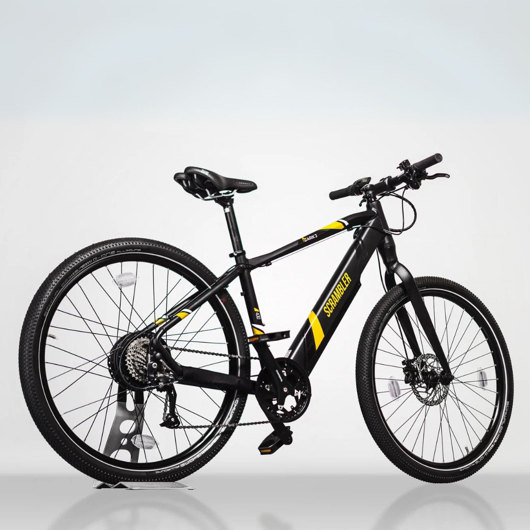 Mark2 Urban Scrambler eMTB Hardtail Electric Bike Rear Right - PEDAL & RIDE