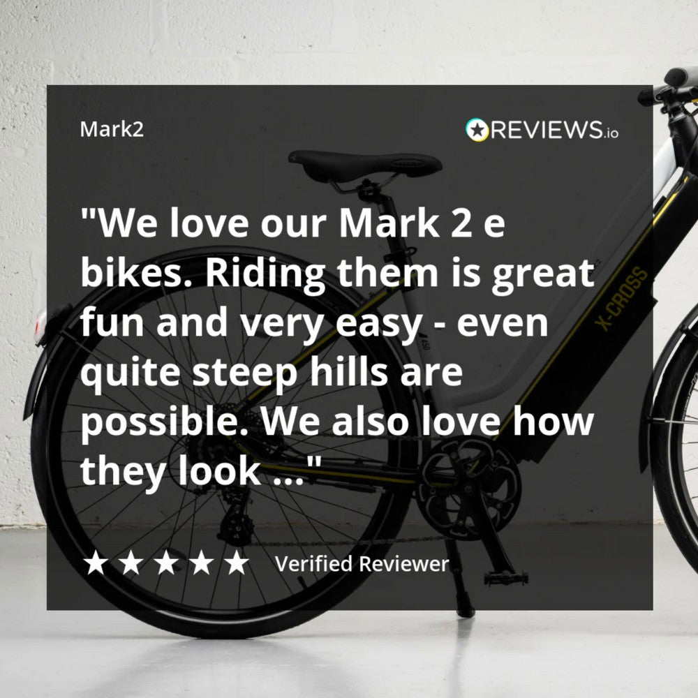 Mark2 X-Cross 450+ Hybrid Step-through Electric Bike - Pedal & Ride