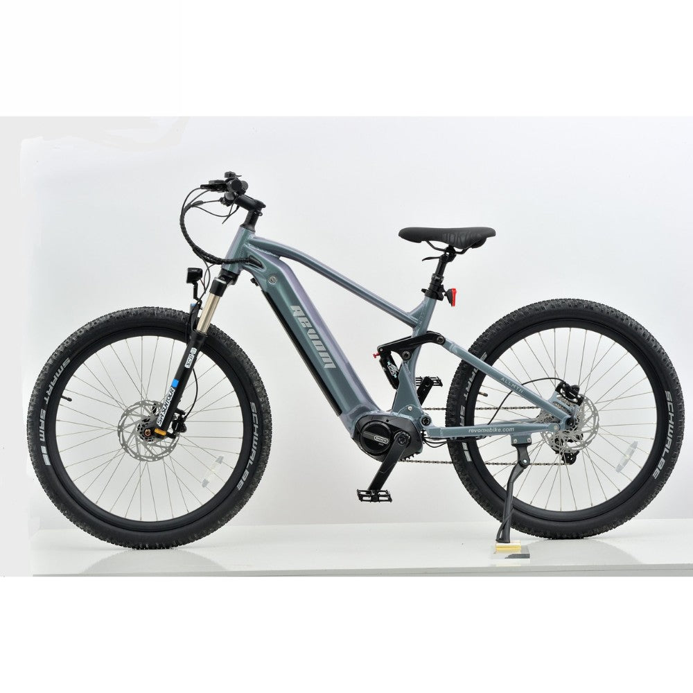 Revom M1 Full Suspension MTB Electric Bike Left - PEDAL & RIDE