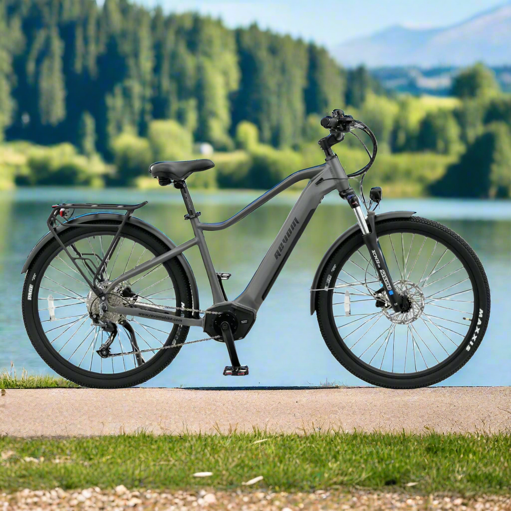 Revom S1 MTB Electric Bike By Lake - PEDAL & RIDE