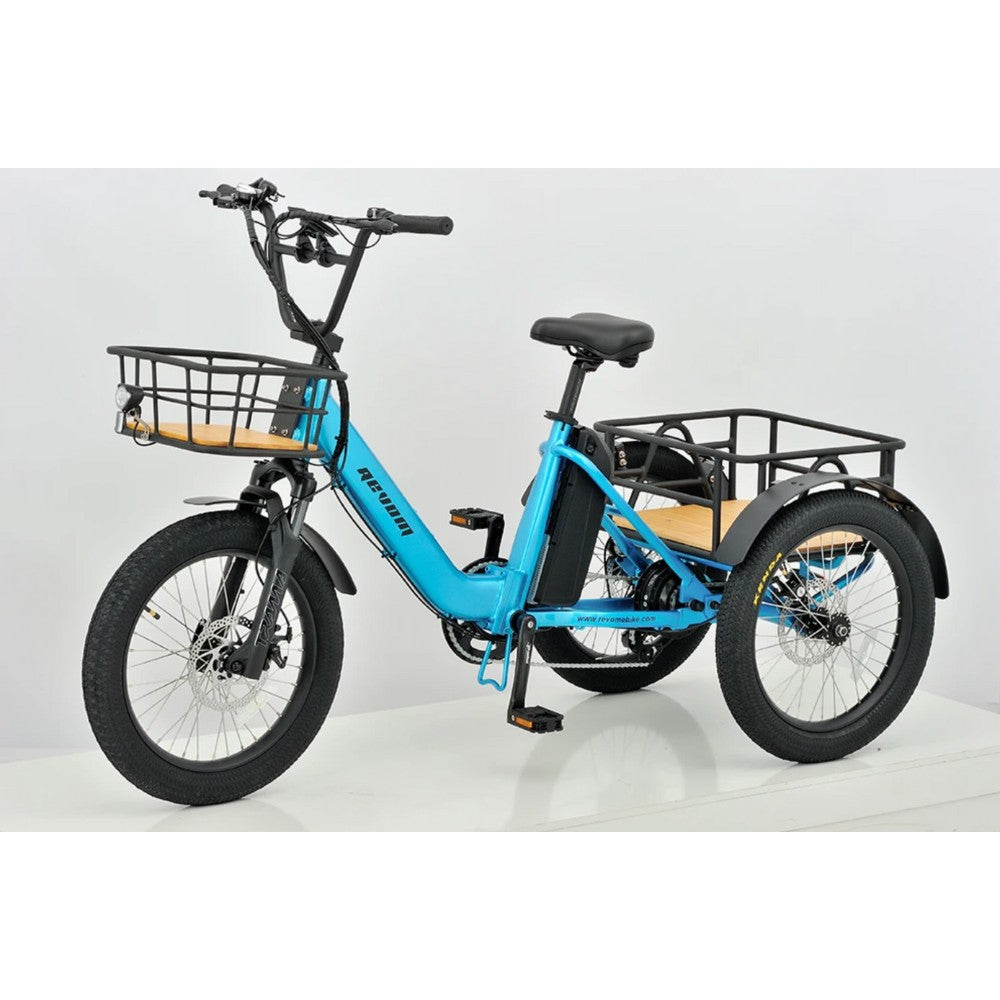 Revom T1 Mover Cargo Tricycle Electric Bike - Pedal & Ride