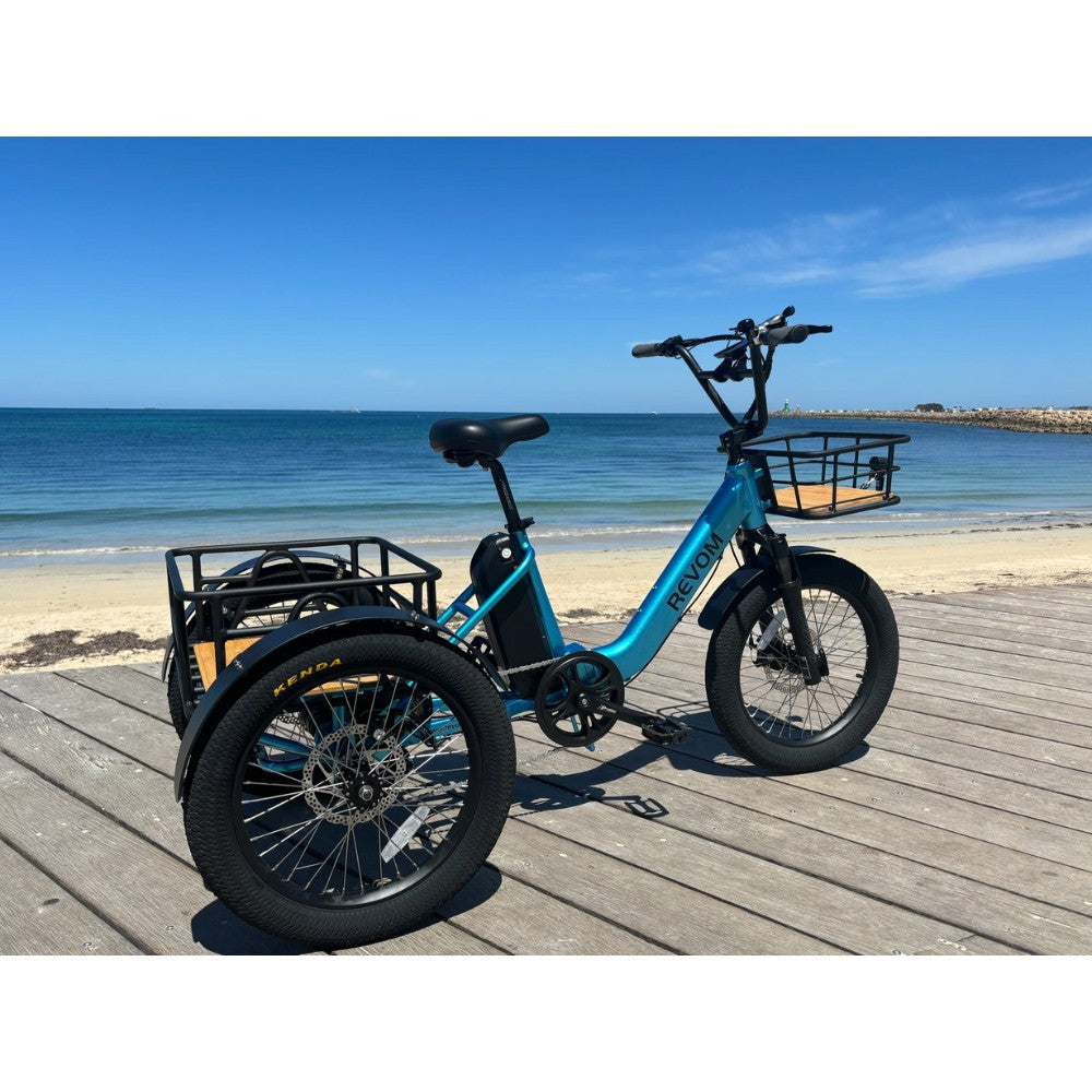 Revom T1 Mover Cargo Tricycle Electric Bike - Pedal & Ride