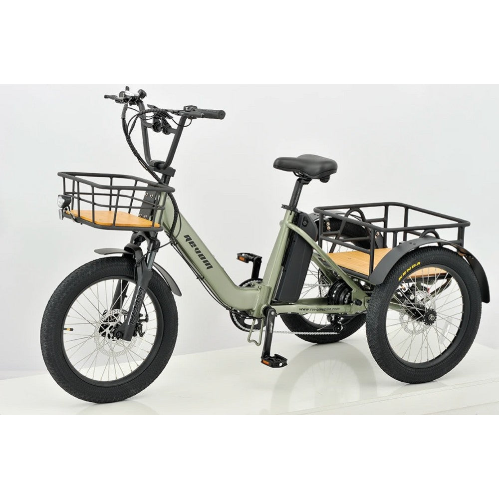 Revom T1 Mover Cargo Tricycle Electric Bike - Pedal & Ride