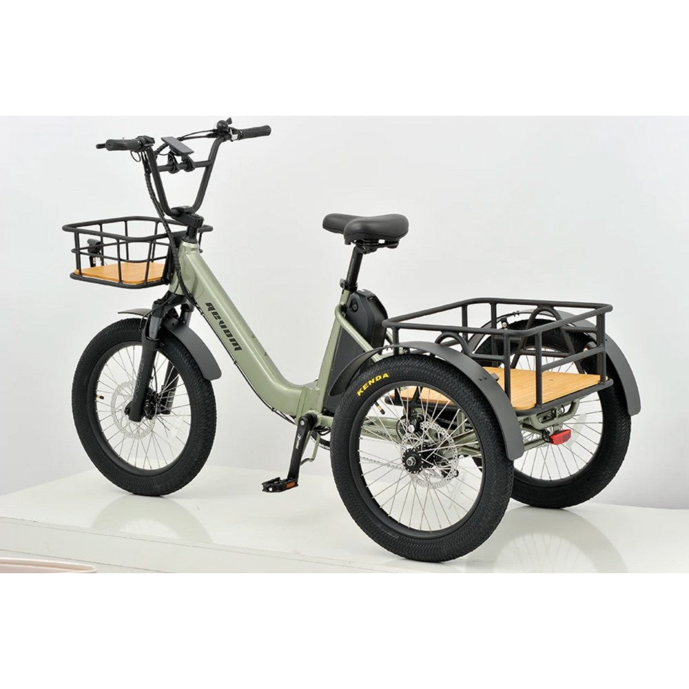 Revom T1 Mover Cargo Tricycle Electric Bike - Pedal & Ride