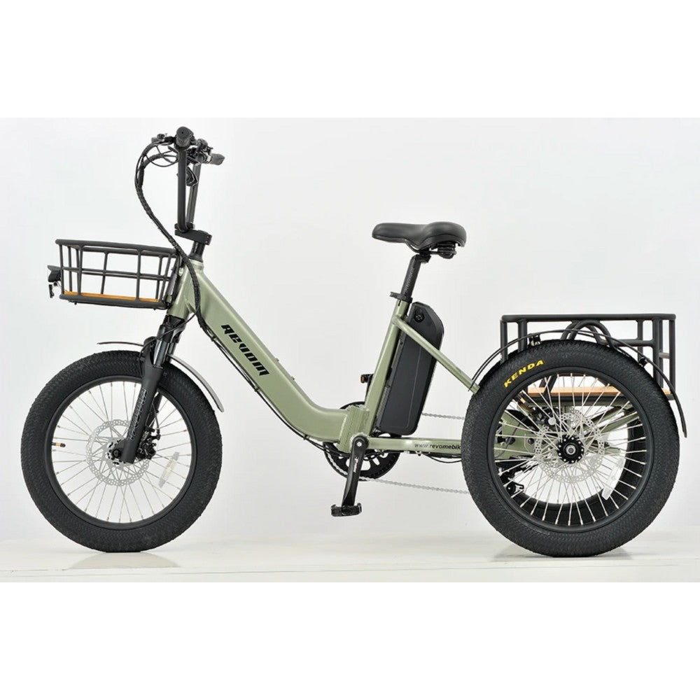Revom T1 Mover Cargo Tricycle Electric Bike - Pedal & Ride