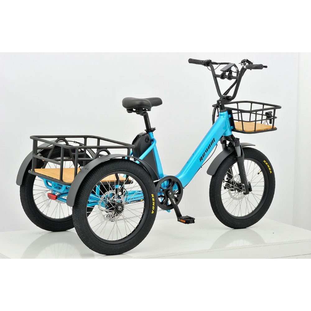 Revom T1 Mover Cargo Tricycle Electric Bike - Pedal & Ride