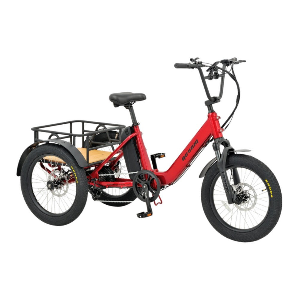 Revom T1 Mover Cargo Tricycle Electric Bike - Pedal & Ride