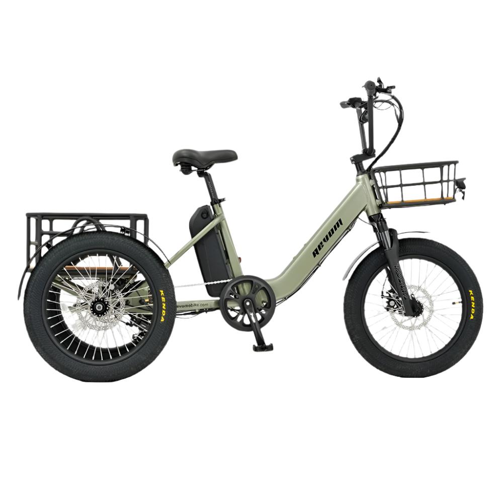 Revom T1 Mover Cargo Tricycle Electric Bike - Pedal & Ride