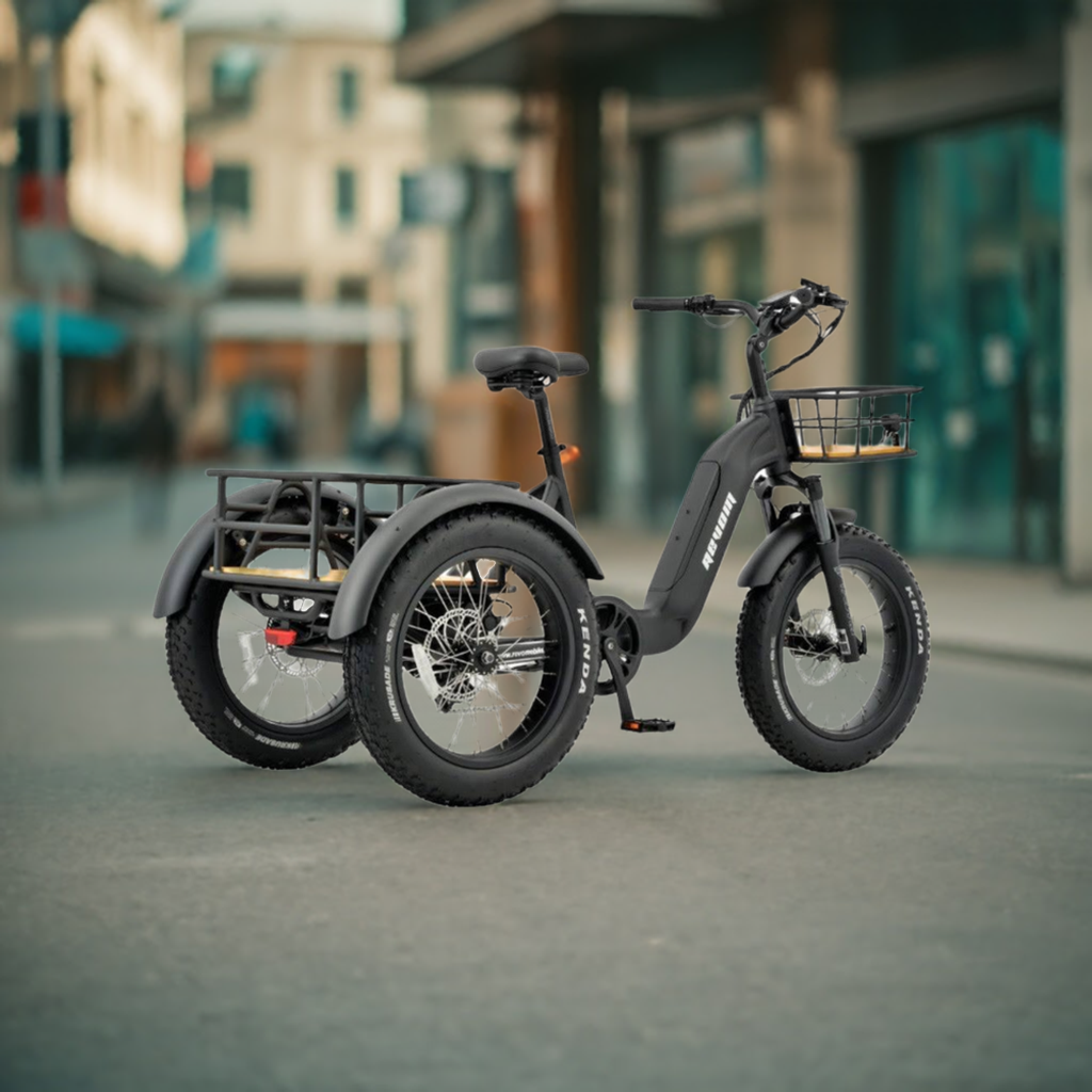 Revom T2 Mover Cargo Tricycle Electric Bike - Pedal & Ride