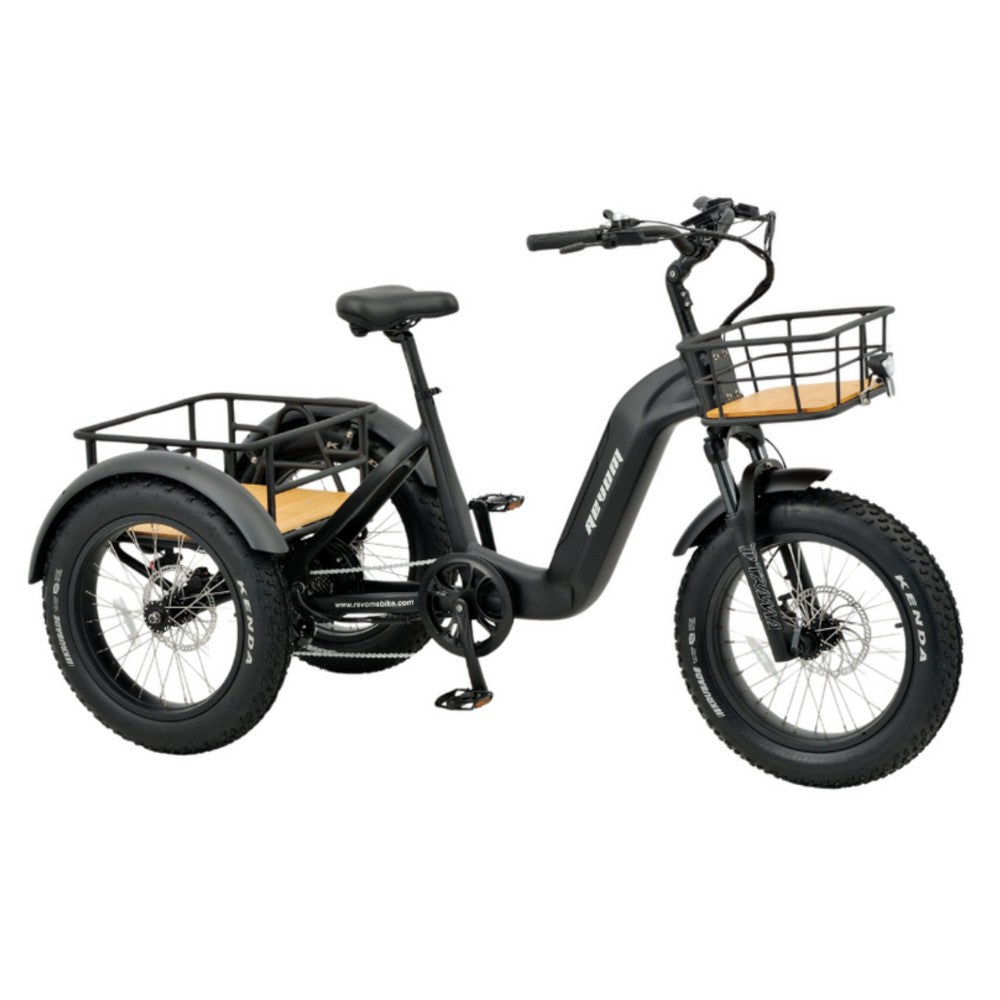 Revom T2 Mover Cargo Tricycle Electric Bike - Pedal & Ride