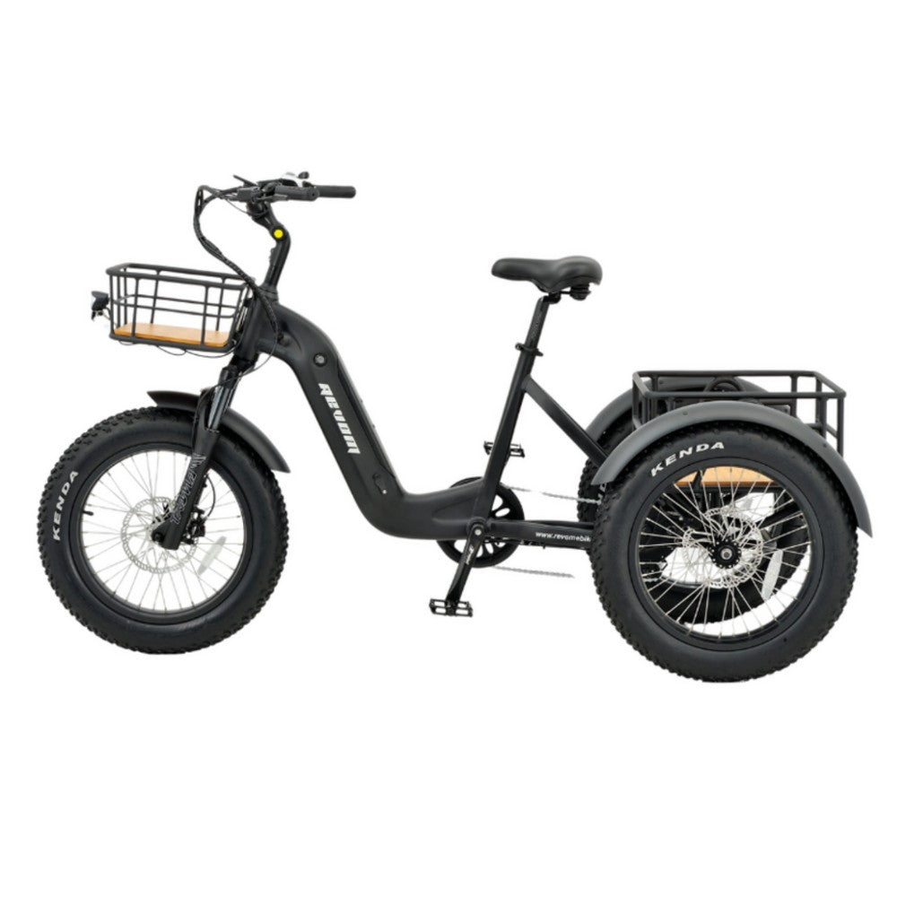 Revom T2 Mover Cargo Tricycle Electric Bike - Pedal & Ride