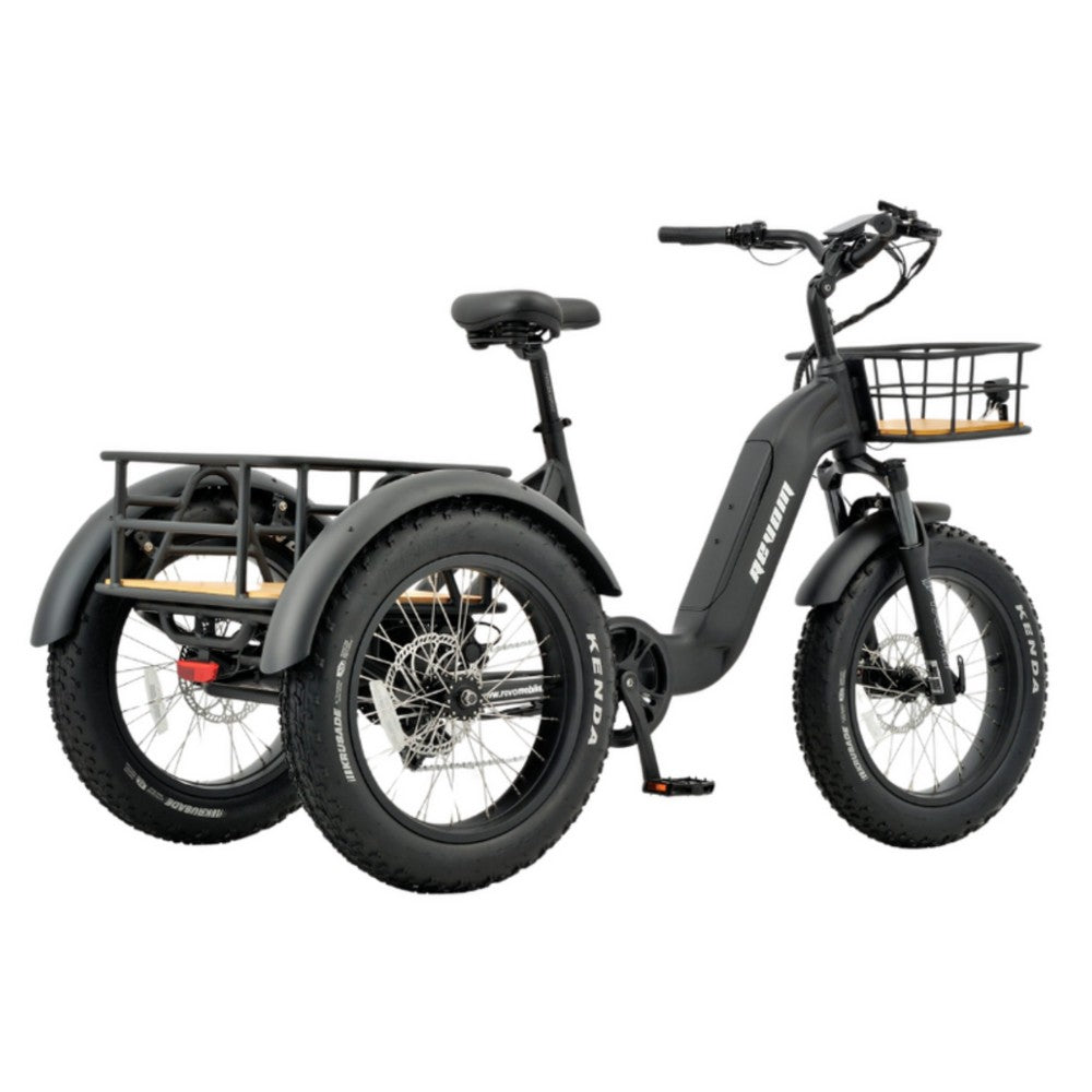 Revom T2 Mover Cargo Tricycle Electric Bike - Pedal & Ride