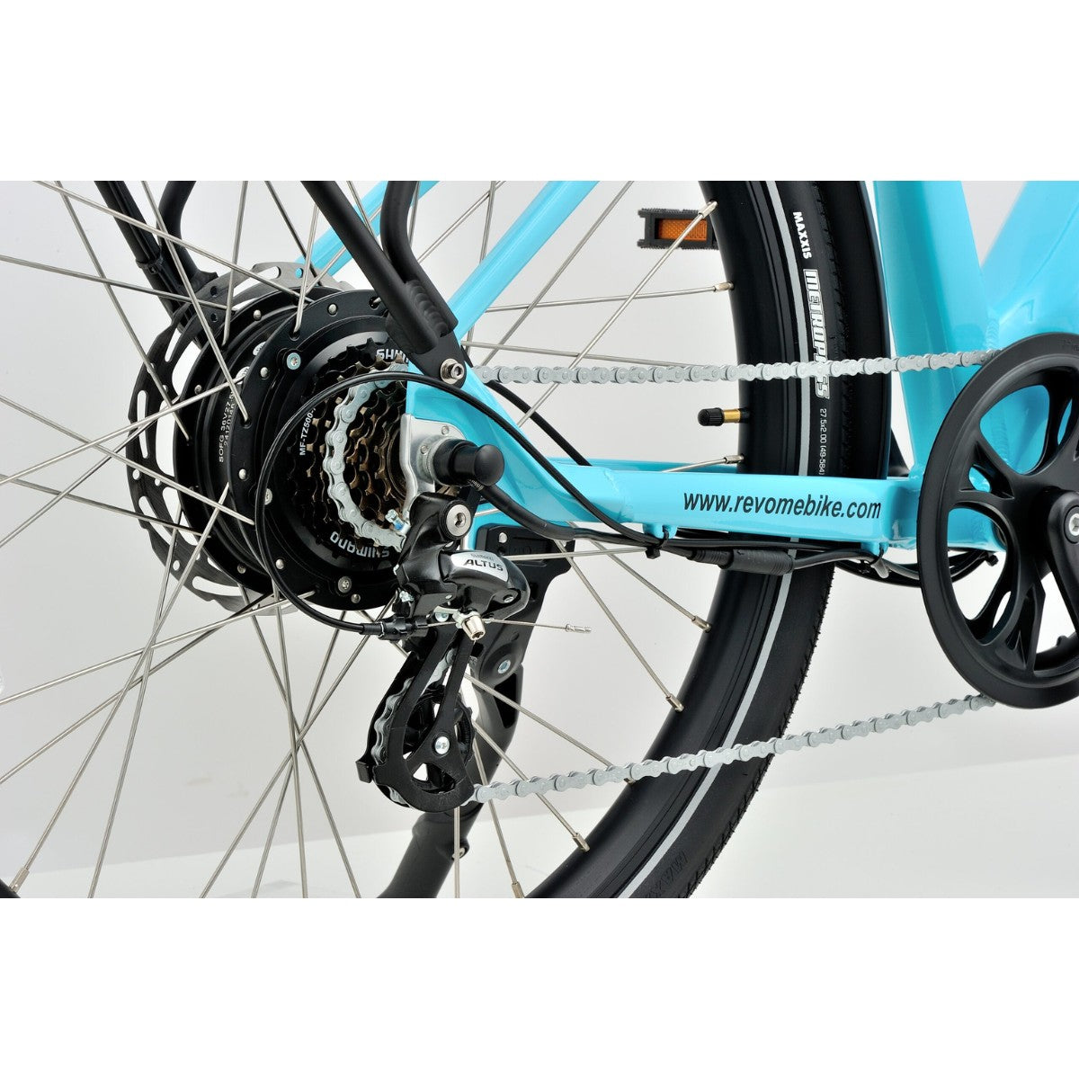 Revom U1 Step-through Hybrid Electric Bike - PEDAL & RIDE