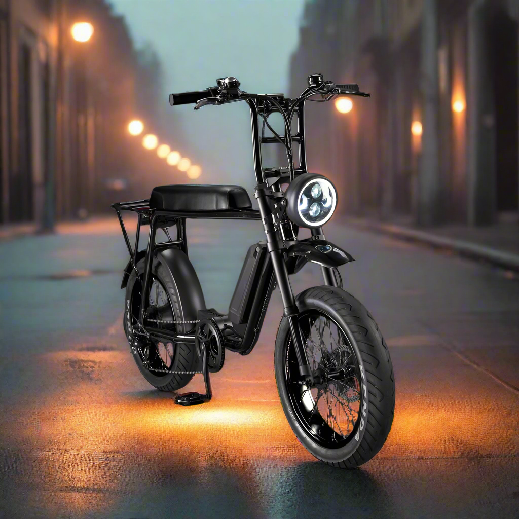 Rocket 88S Fat Boy Fat Tyre Electric Bike - Pedal & Ride