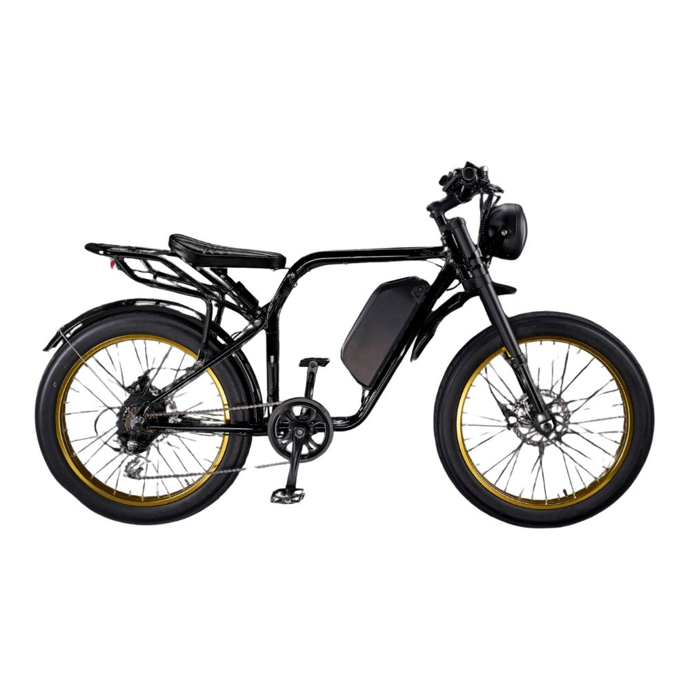 Rocket GTS Cruiser Fat Tyre Electric Bike - Pedal & Ride