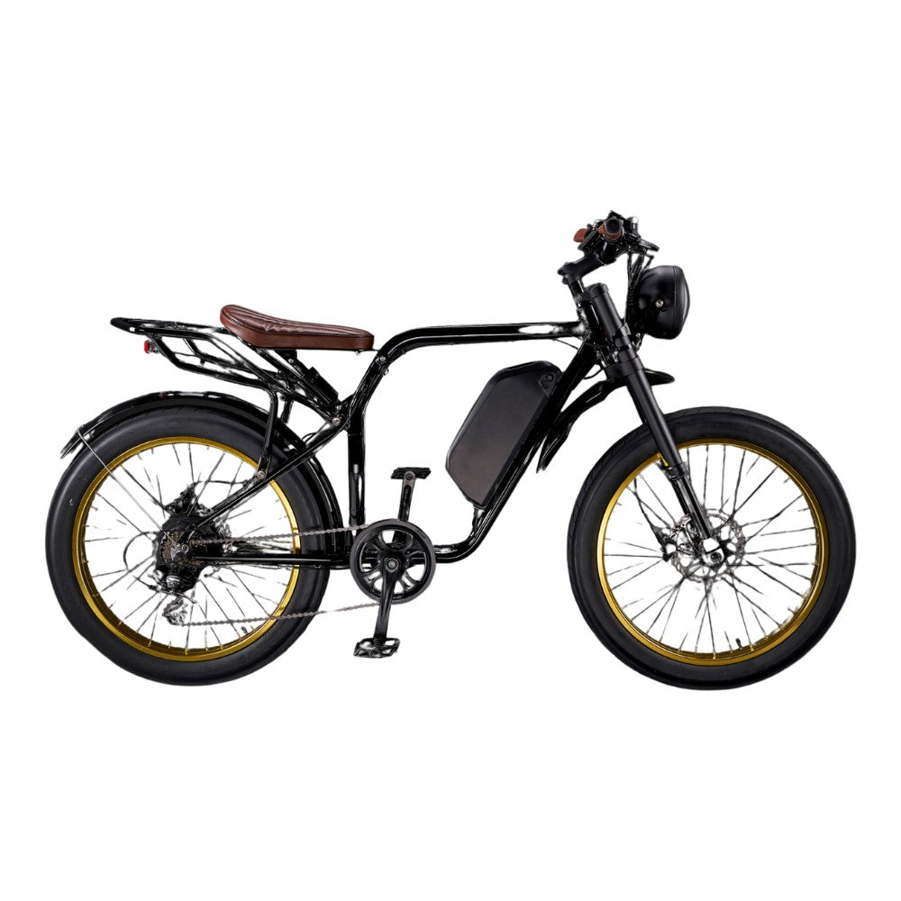 Rocket GTS Cruiser Fat Tyre Electric Bike - Pedal & Ride