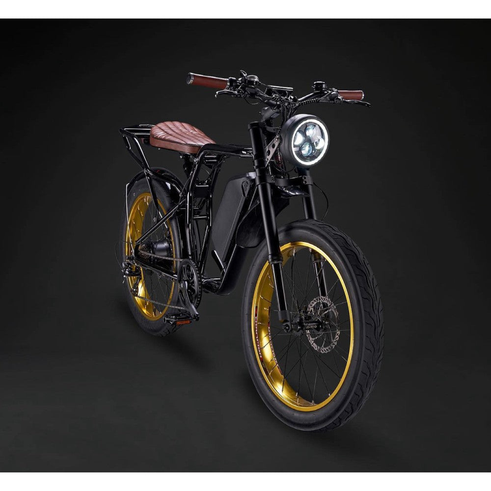 Rocket GTS Cruiser Fat Tyre Electric Bike - Pedal & Ride