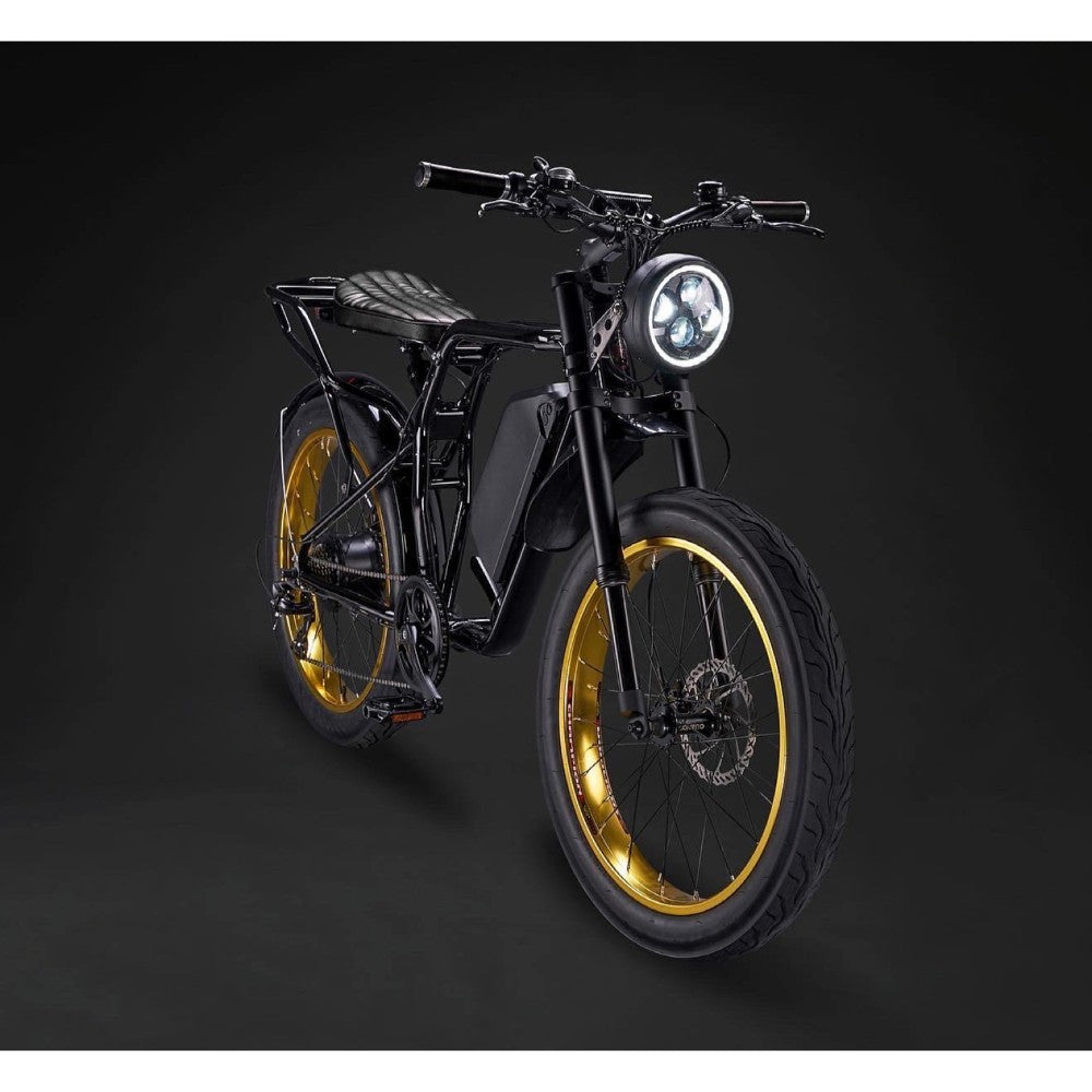 Rocket GTS Cruiser Fat Tyre Electric Bike - Pedal & Ride
